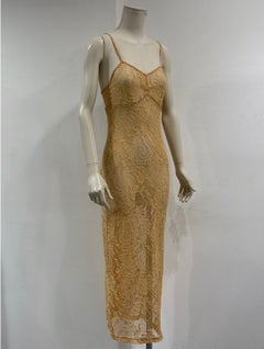 1990s Dolce & Gabbana lace maxi dress