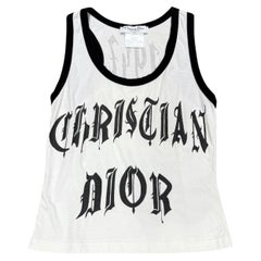 S/S 2002 Christian Dior Gothic Hardcore logo top