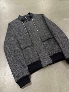 A/W 2007 Dior Homme by Hedi Slimane wool bomber jacket