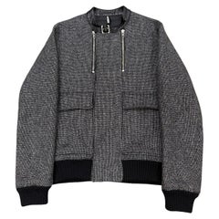 A/W 2007 Dior Homme by Hedi Slimane wool bomber jacket