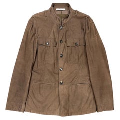 2003 Yves Saint Laurent by Tom Ford leather safari jacket