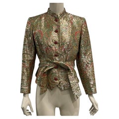 F/W 1995 Yves Saint Laurent paisley jacquard jacket