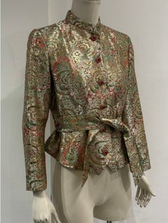 F/W 1995 Yves Saint Laurent paisley jacquard jacket