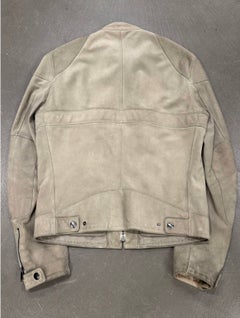 A/W 2004 Gucci by Tom Ford suede biker jacket