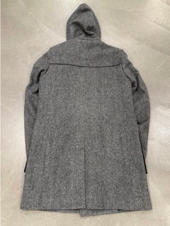 A/W 2007 Dior Homme by Hedi Slimane military hooded wool coat