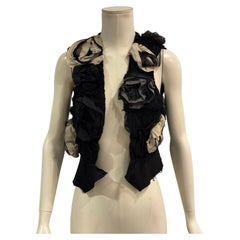 S/S 2005 Comme des Garçons 3D floral appliqué vest