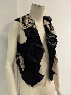 S/S 2005 Comme des Garçons 3D floral appliqué vest