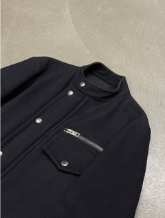 Défilé A/W2004 Gucci by Tom Ford manteau en laine multi-poches