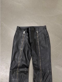 F/W2001 Gucci by Tom Ford full zip leather pants