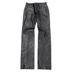 F/W2001 Gucci by Tom Ford full zip leather pants
