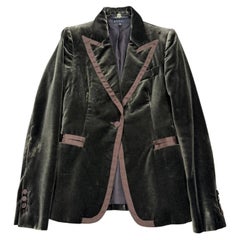 A/W 2003 Gucci by Tom Ford velvet blazer