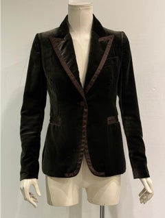 A/W 2003 Gucci by Tom Ford velvet blazer