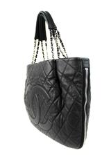 Chanel Caviar Expandable Chain Tote