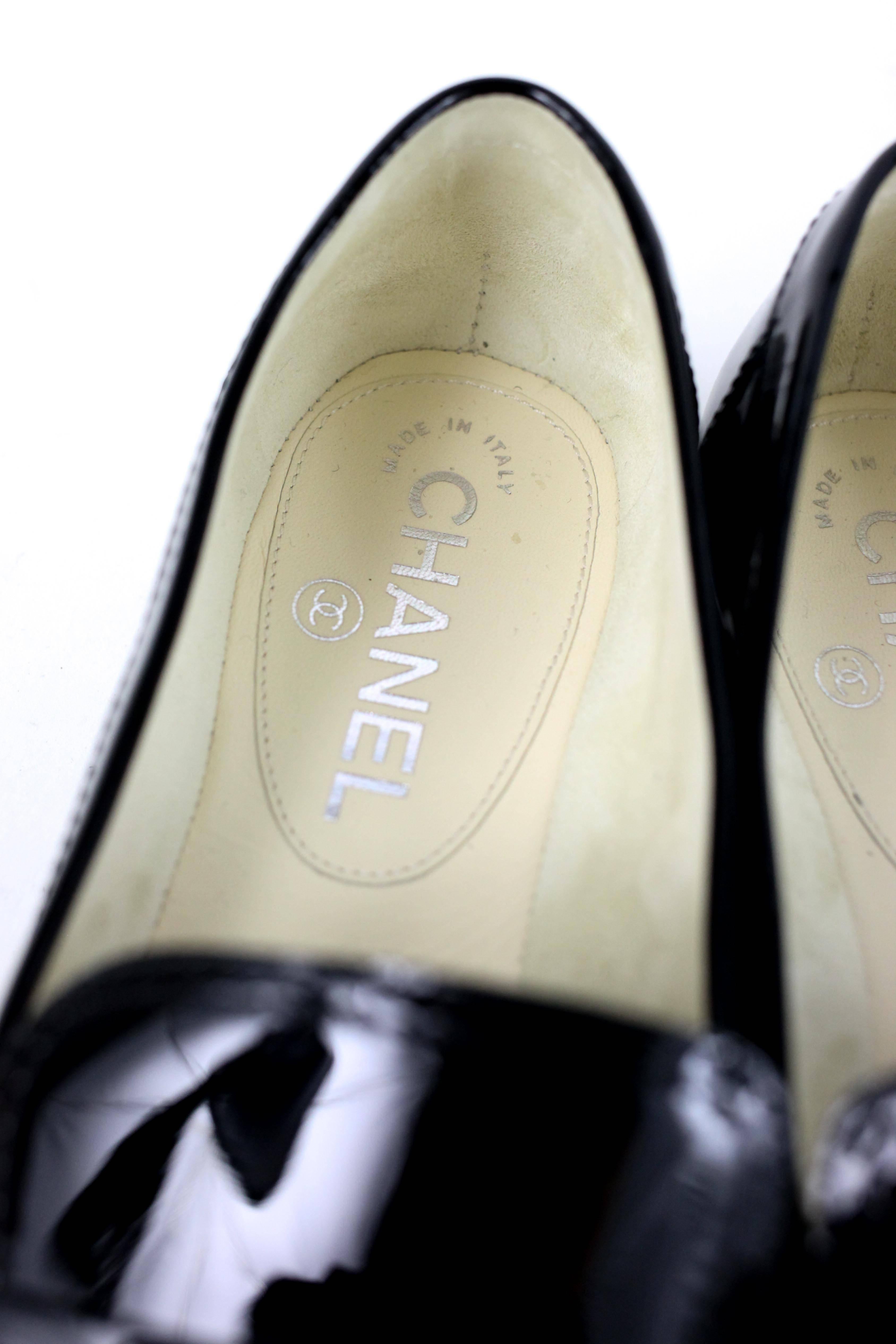 Chanel Loafer Black W/CC 36 3