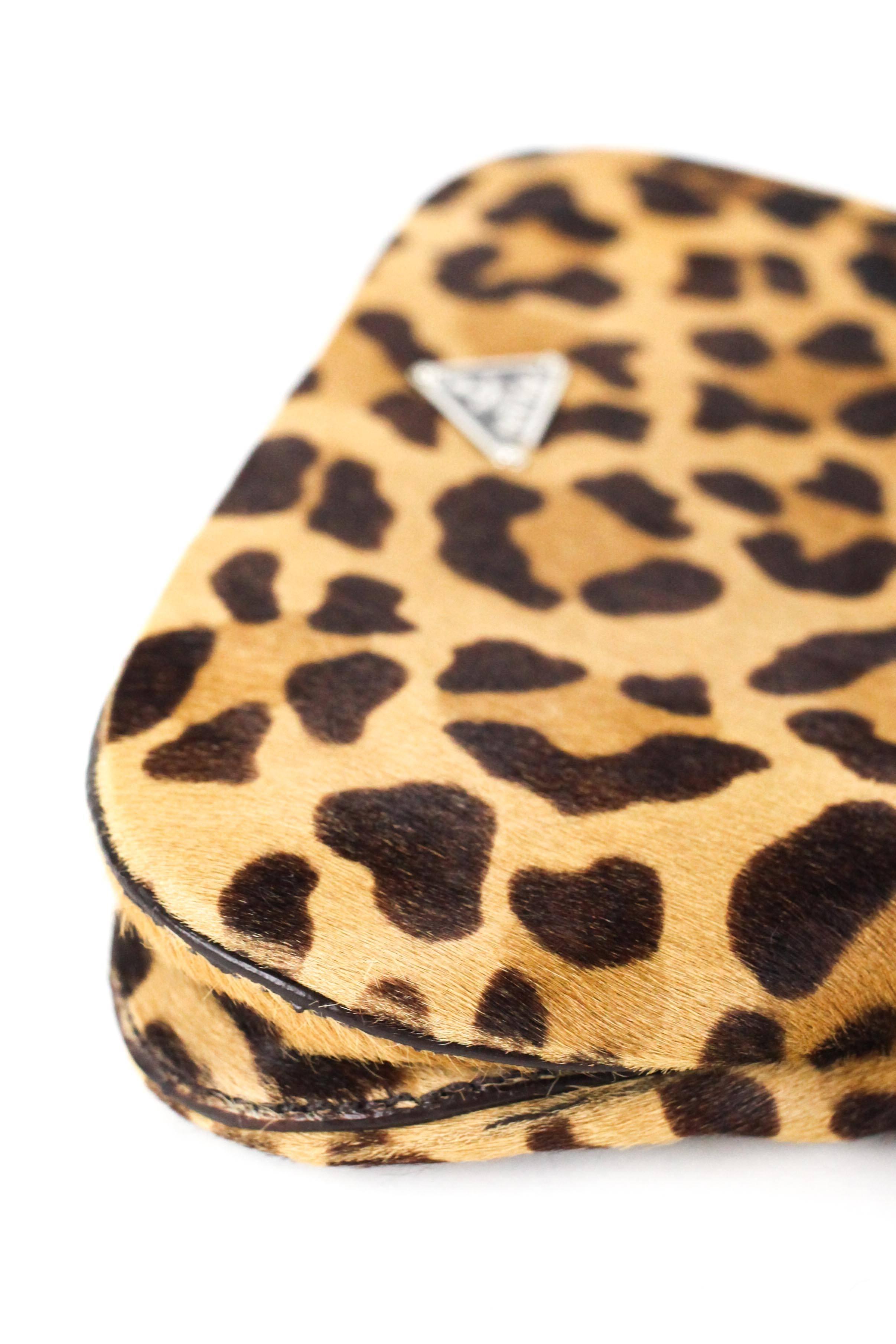 Prada Leopard Print Hair-calf Bag  In Excellent Condition In San Francisco, CA