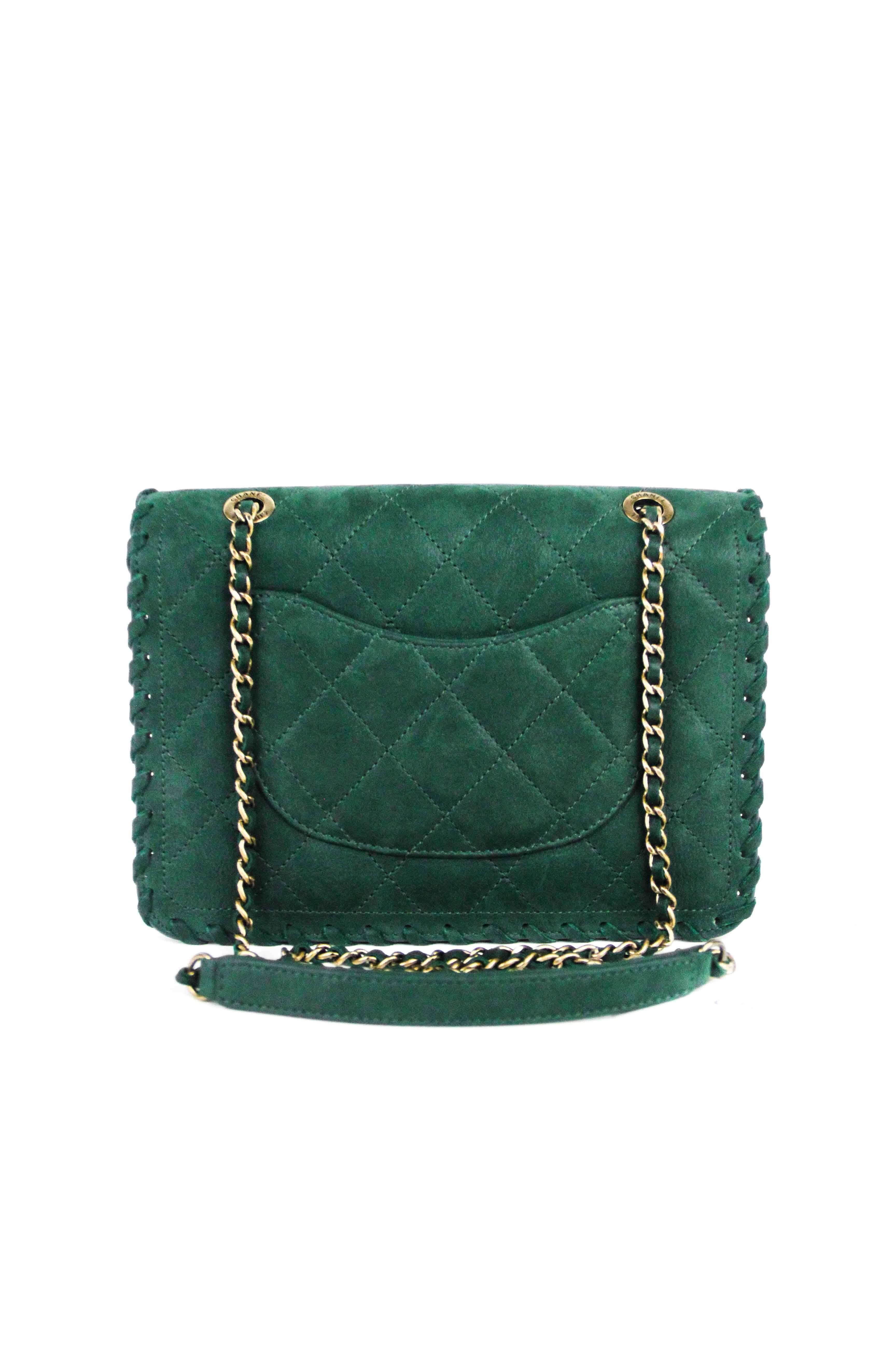 Chanel Quilted Suede Classic 2.55 Flap  1