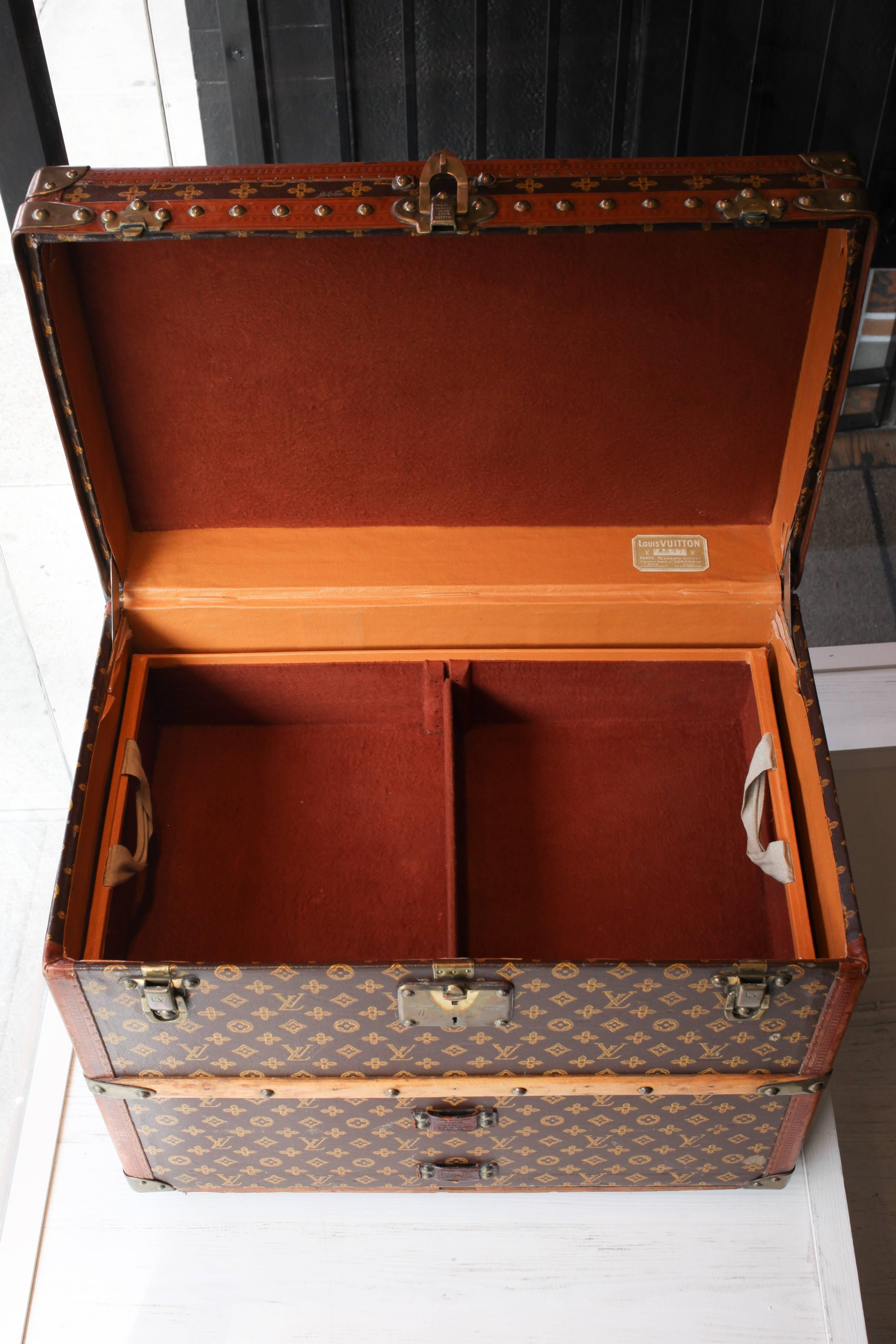 Vintage Louis Vuitton Shoe Trunk 4