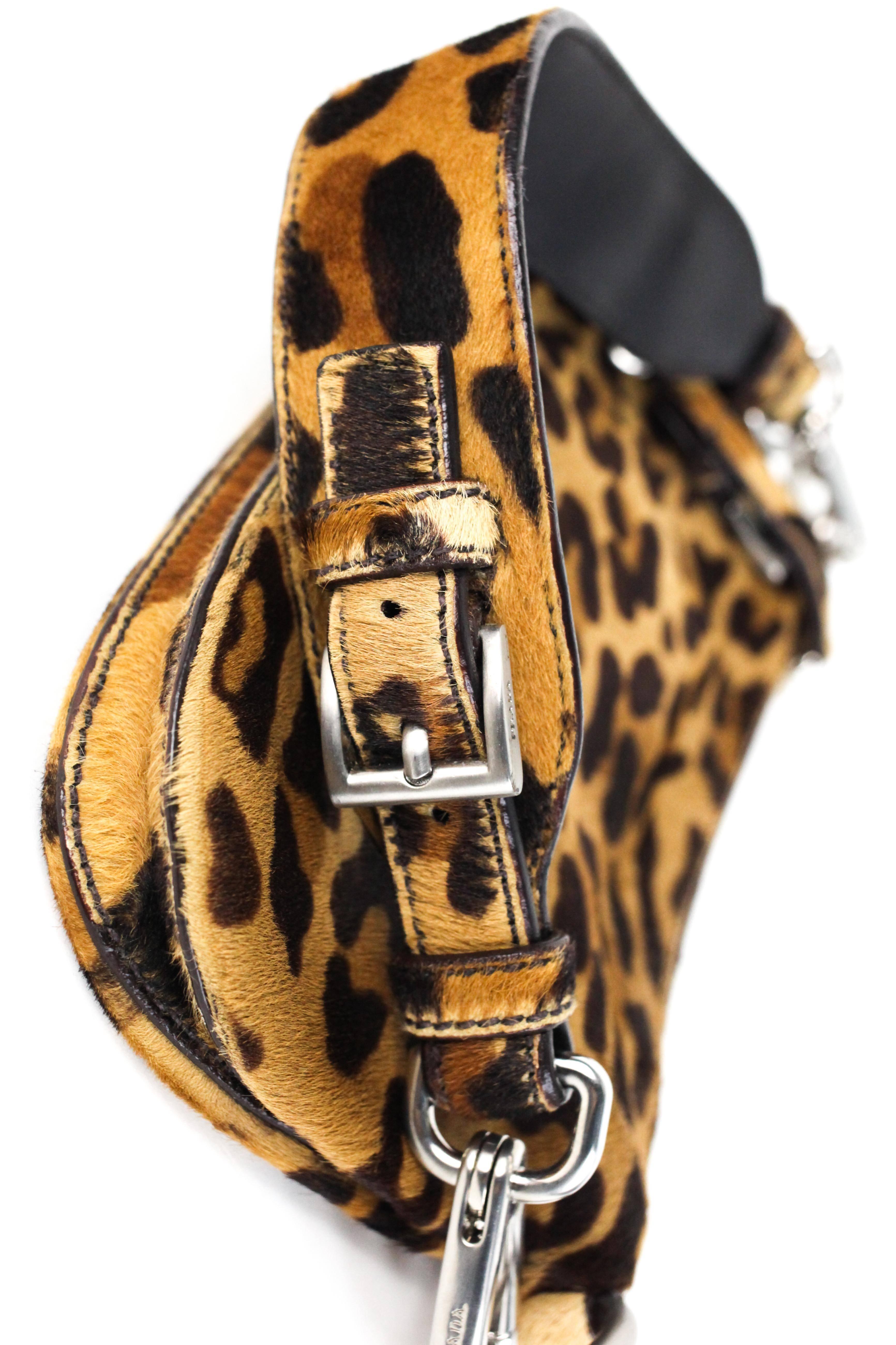 Prada Leopard Print Hair-calf Bag  4