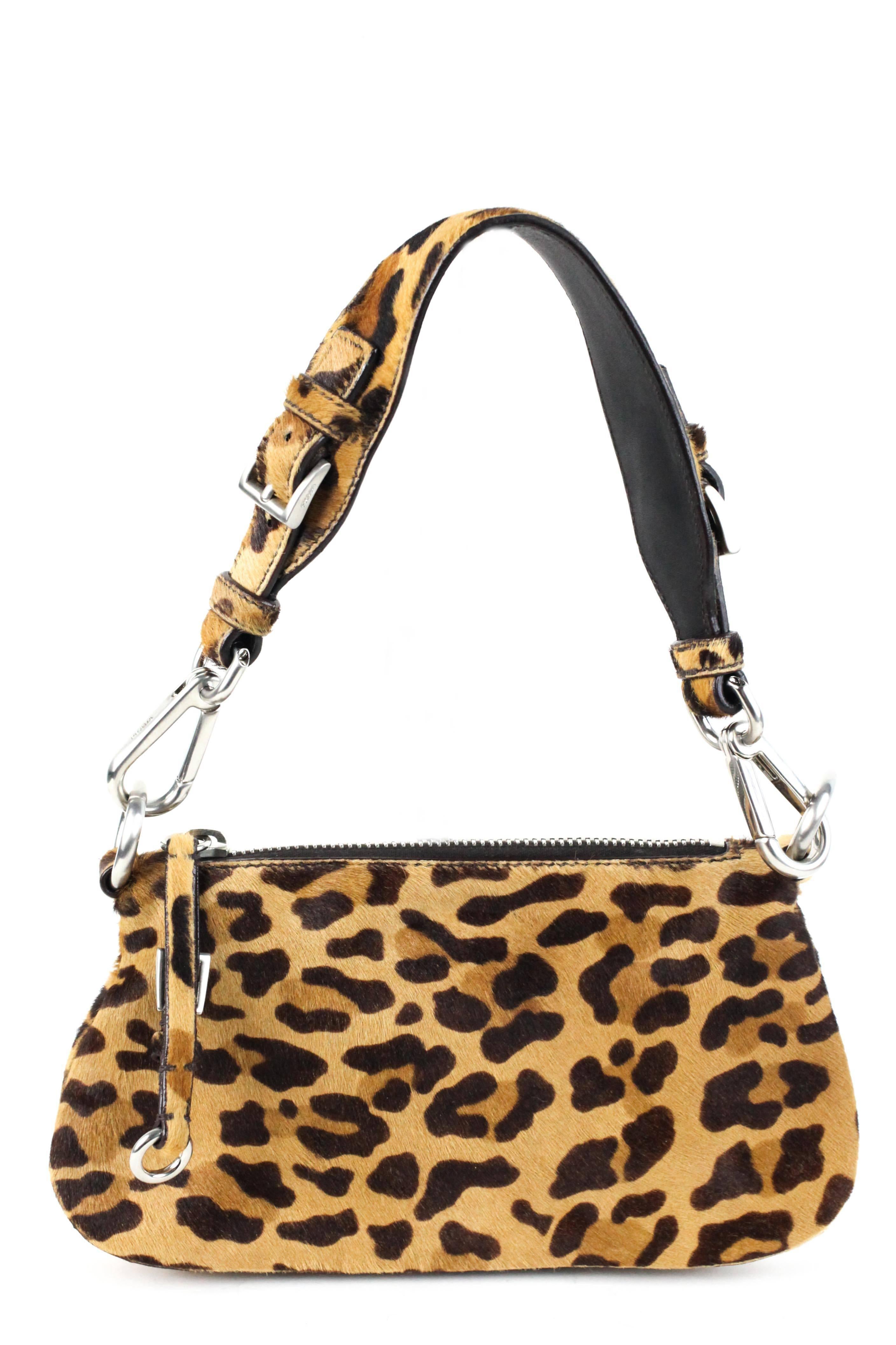 Prada Leopard Print Hair-calf Bag  5