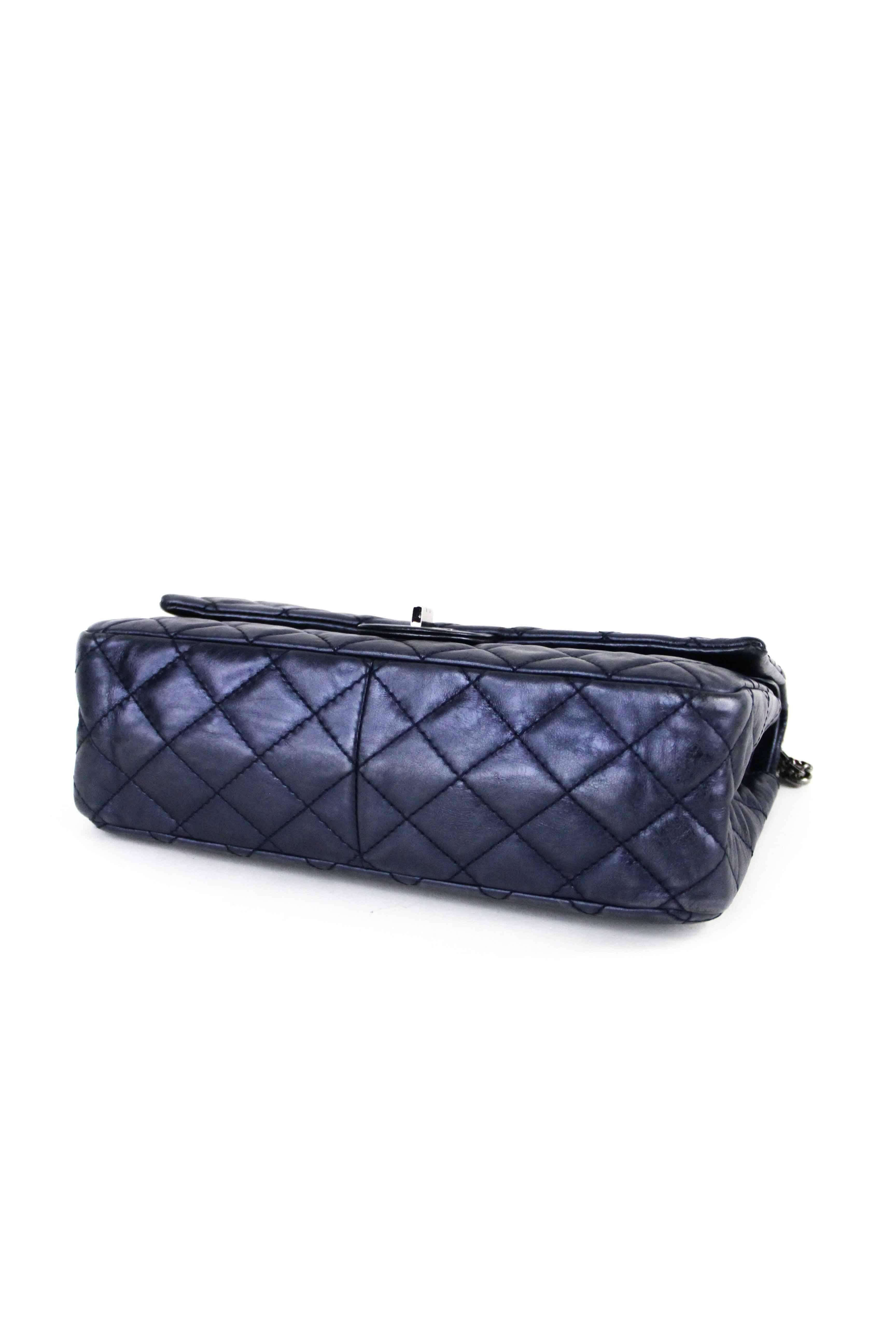 Women's CHANEL Navy 226  Reissue Double Flap
