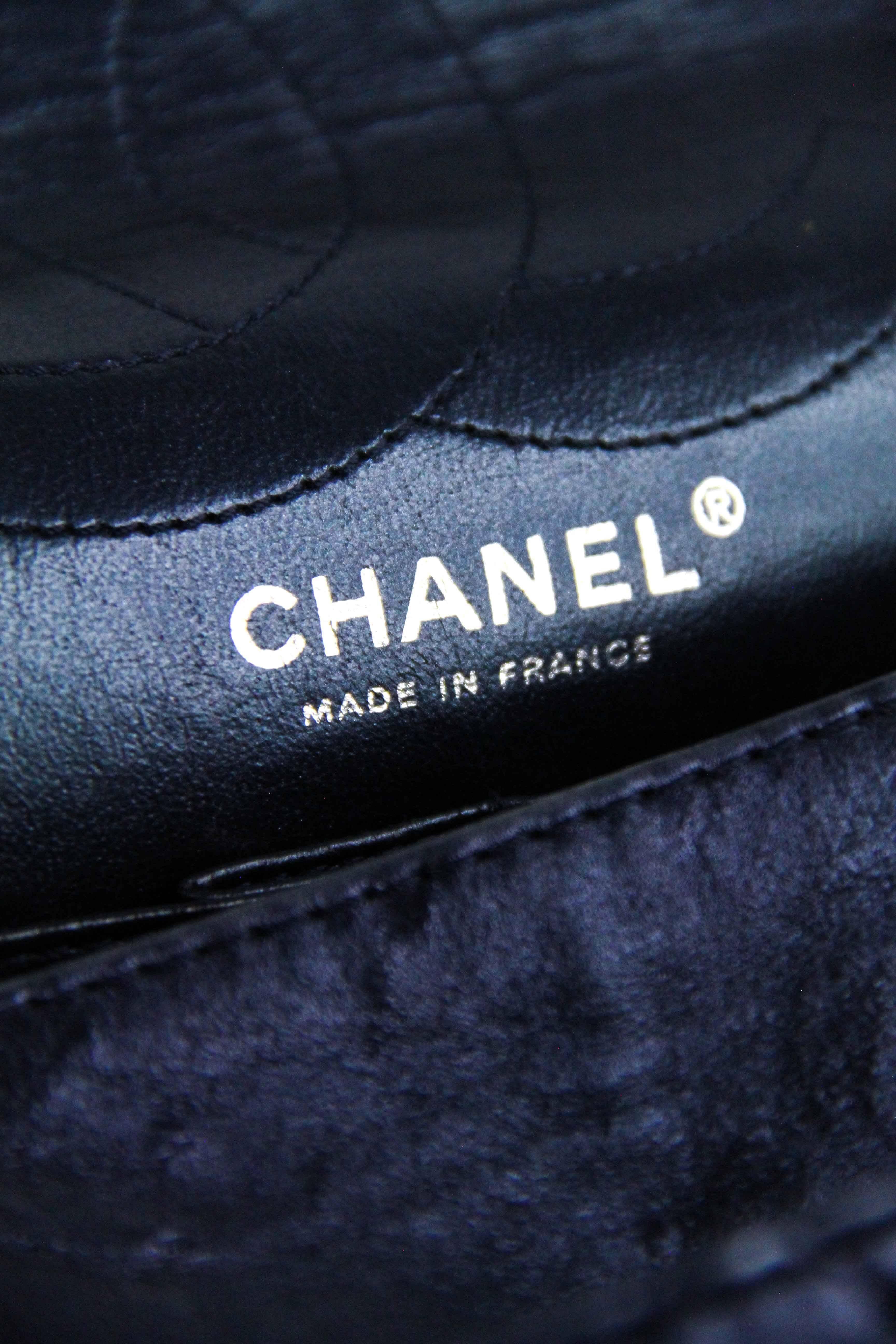 CHANEL Navy 226  Reissue Double Flap 3