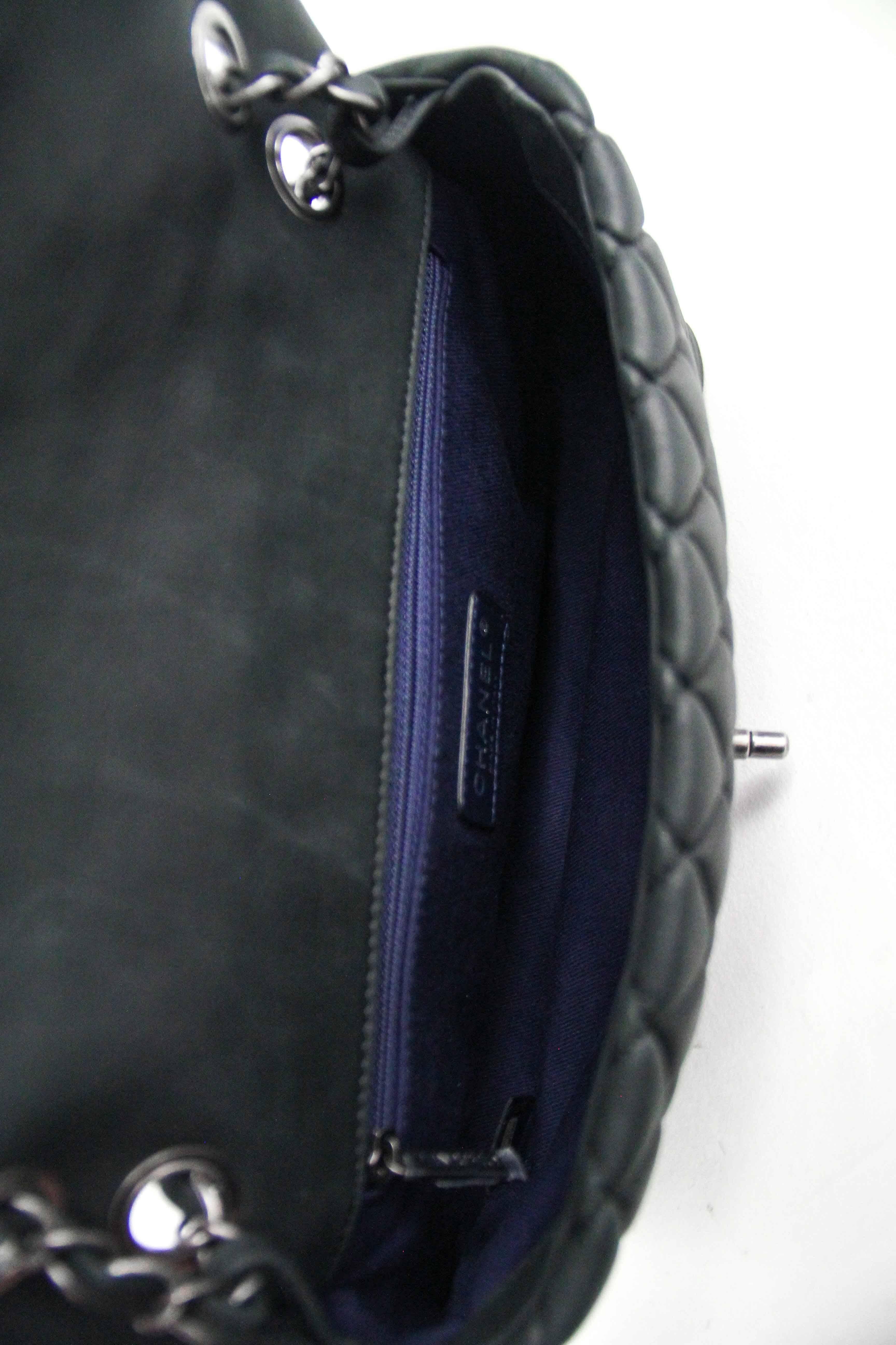 Chanel Black Medium Bubble Flap Bag  3