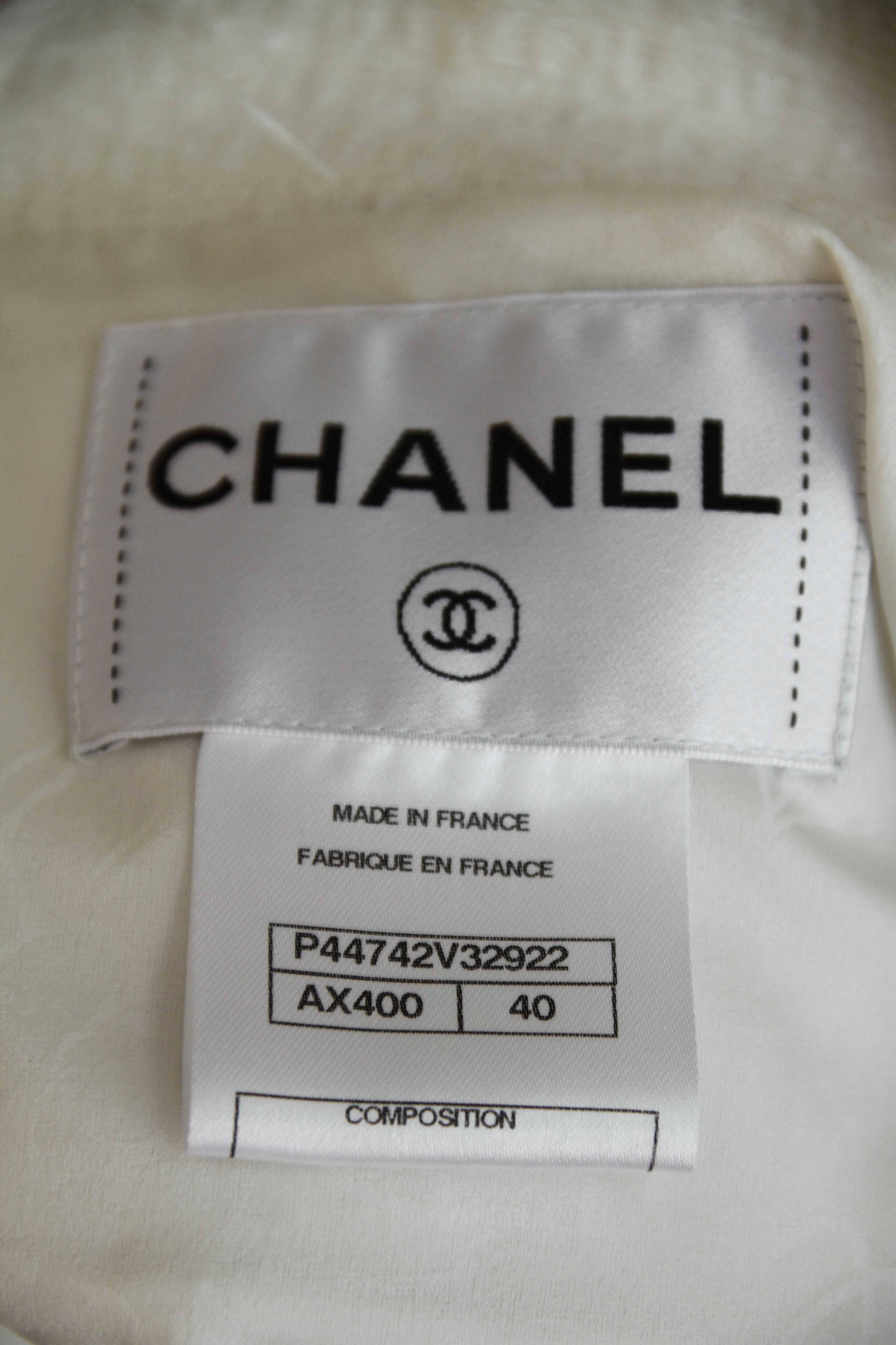 Chanel Wool Open Cropped Jacket  3