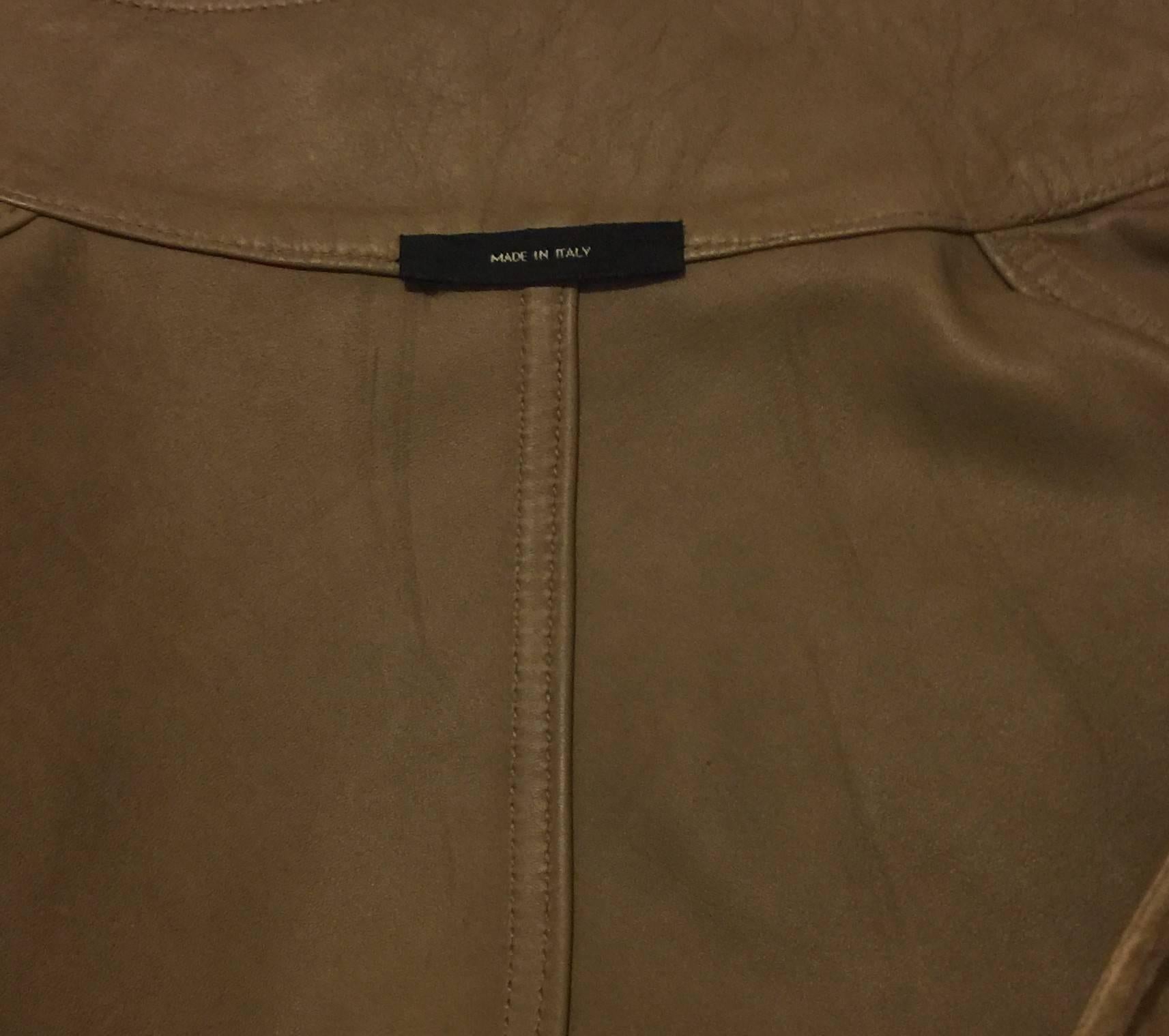 Men’s Tom Ford Rich Beige Suede Safari Jacket In Excellent Condition In By Appointment Only, GB