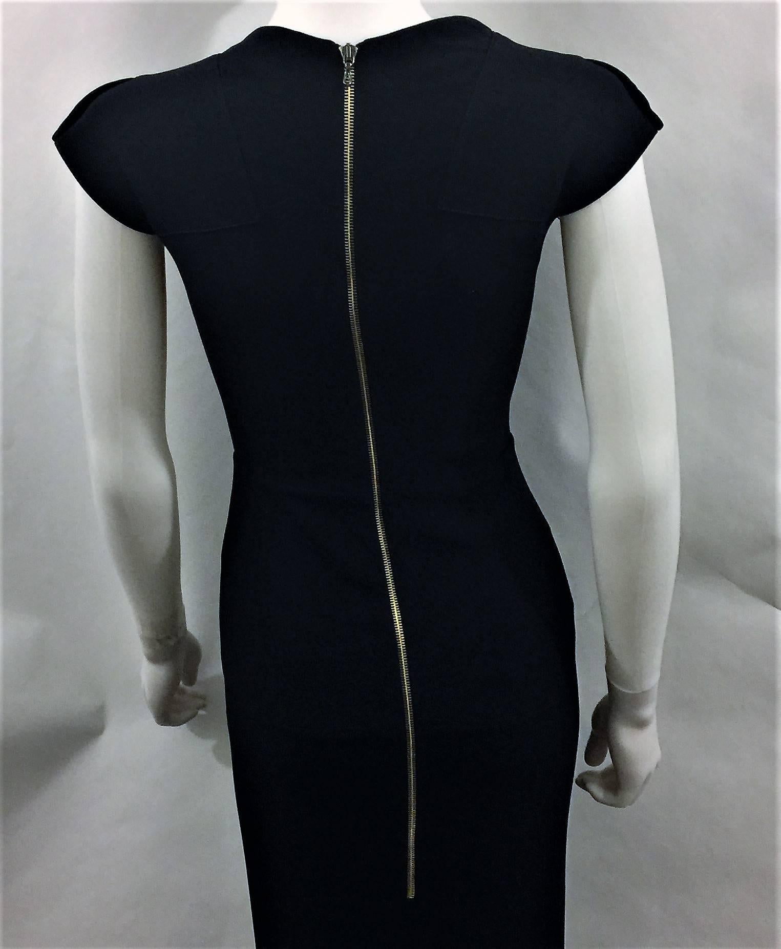 Women's Roland Mouret Navy Dress.  Size UK8, US4, France36