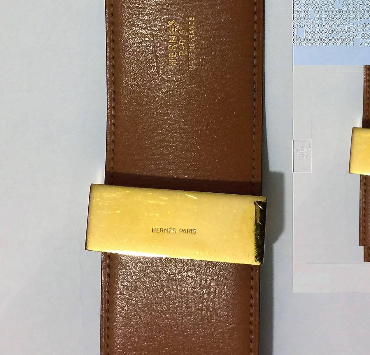 Hermès Collier de Chien 68cm Belt.  In Good Condition In By Appointment Only, GB