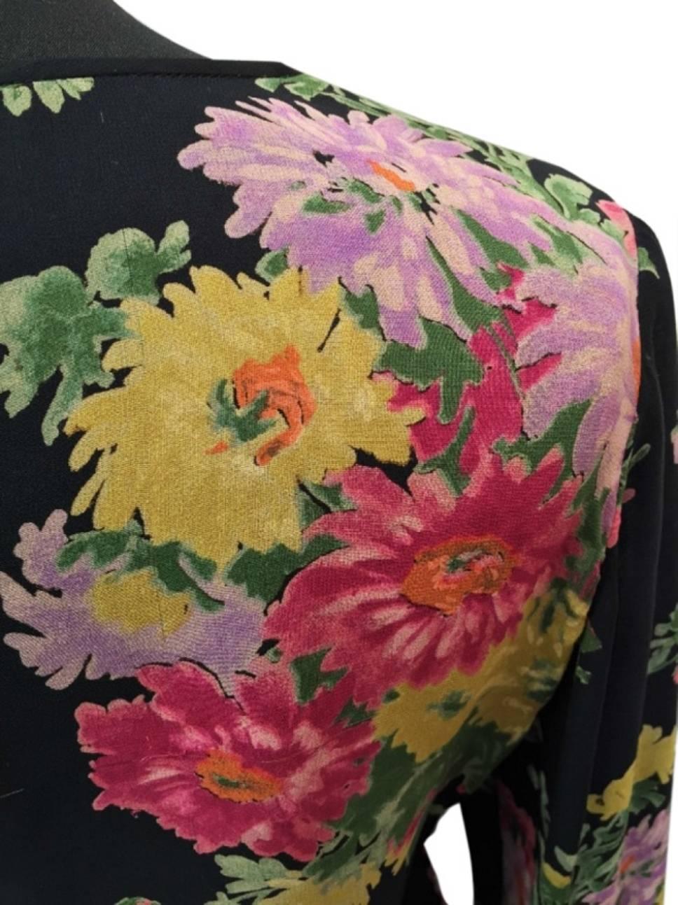 Valentino ‘Night’ Silk Chiffon Applique Embroidered Skirt as part of Three Piece 4