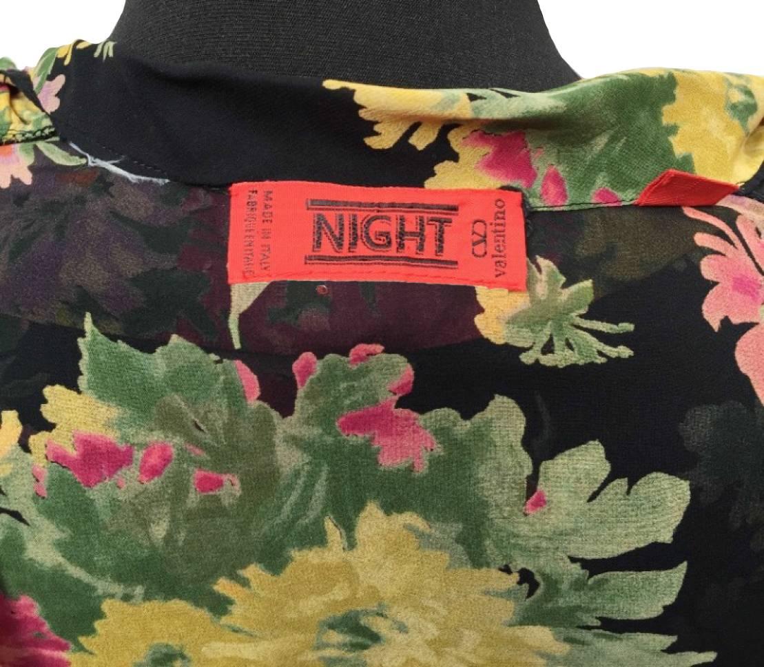 Valentino ‘Night’ Silk Chiffon Applique Embroidered Skirt as part of Three Piece 3