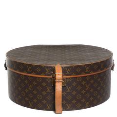 Louis Vuitton 50cm Boite Chapeaux Large Hat Box Damier Canvas Luggage Rare  at 1stDibs