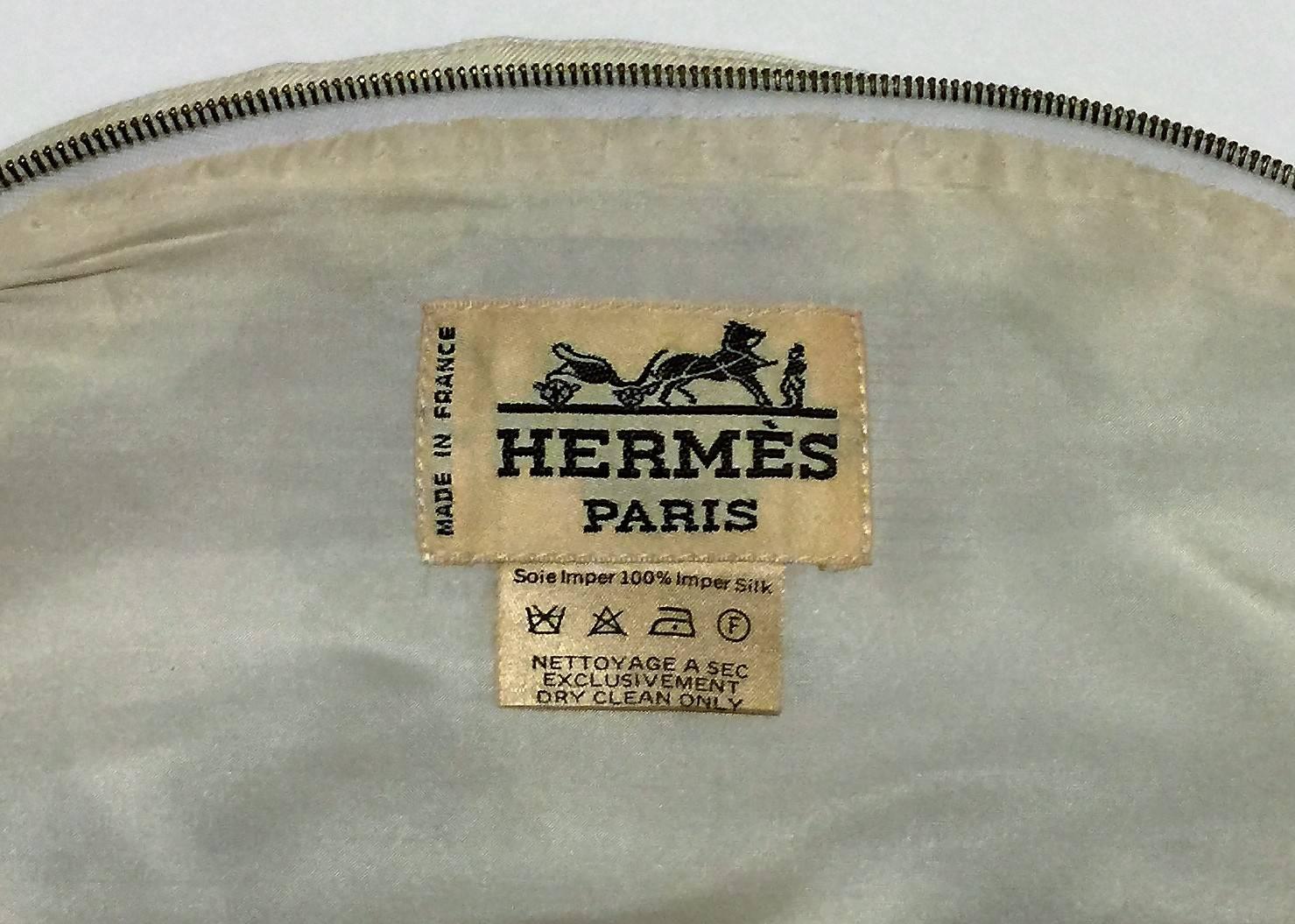 Hermes Vintage ‘Les Parures du Vent’ by Joachim Metz Waist Belt bag. In Excellent Condition In By Appointment Only, GB