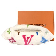 Louis Vuitton x Takashi Murakami Mink Ostrich Monogram Multicolor Bum Bag