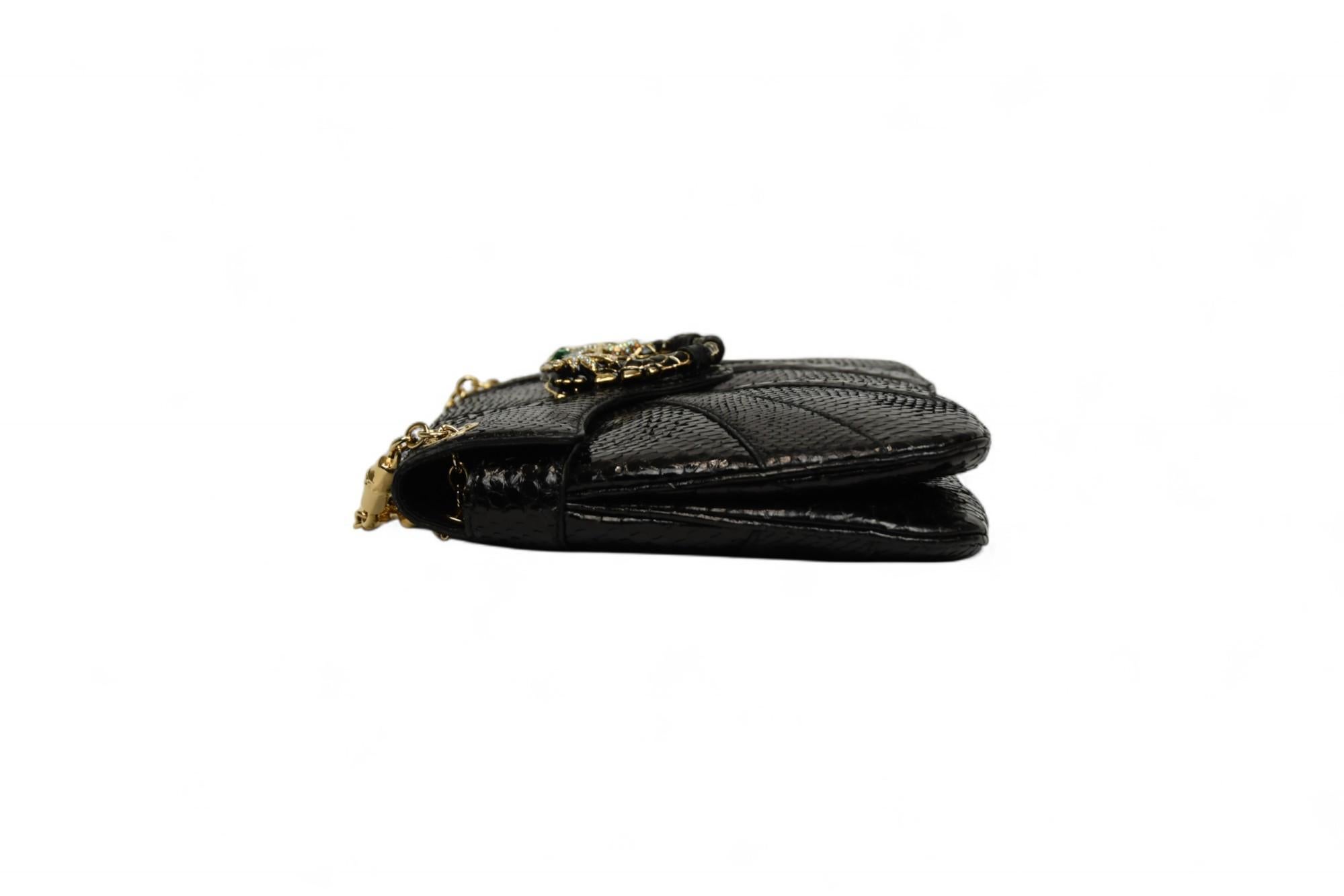Borsa Gucci by Tom Ford con tracolla in pitone e drago con strass  A/I 2004 in vendita 1