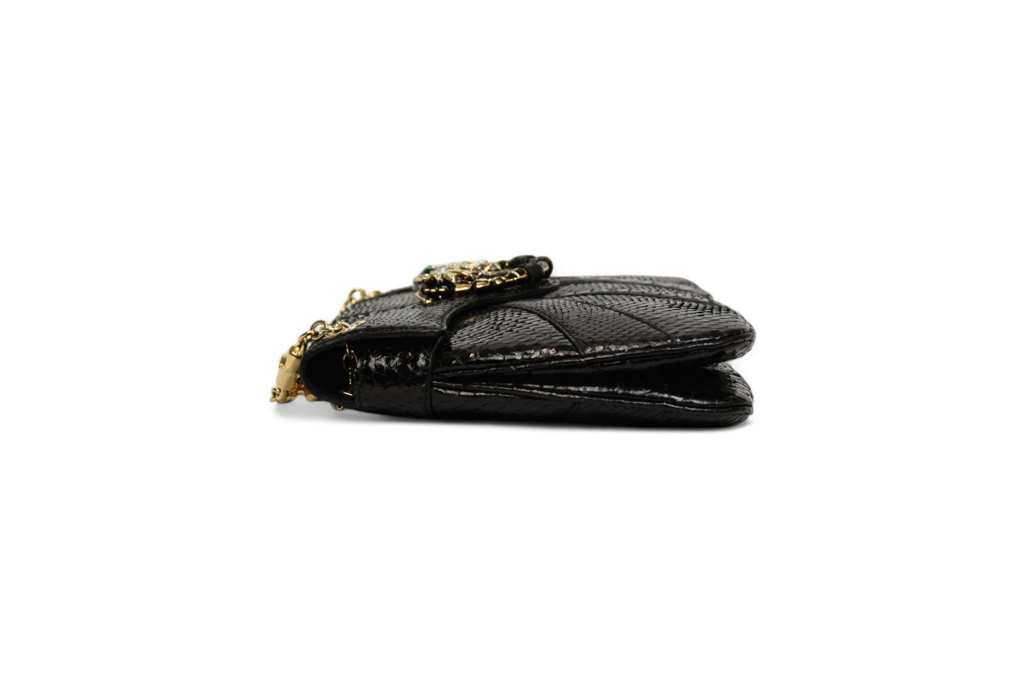 Borsa Gucci by Tom Ford con tracolla in pitone e drago con strass  A/I 2004 in vendita 2