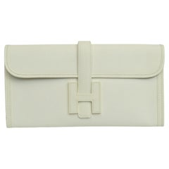 Hermès Béton Epsom Jige Elan 29 Clutch  Neutral Elegance  Iconic H Closure