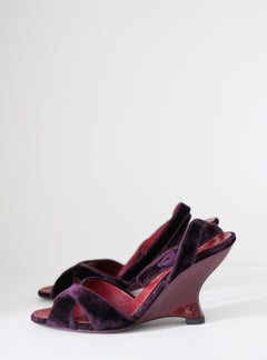 Yves Saint Laurent x Tom Ford F/W 2004 Final Collection Heels Wedges Sz 36