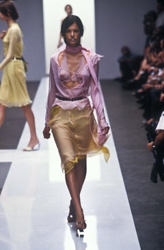 Fendi x Karl Lagerfeld Era S/S 2000 Runway Pink Top