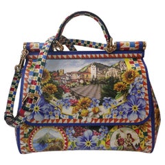 Dolce & Gabbana Large Miss Sicily Bag Multi Colour