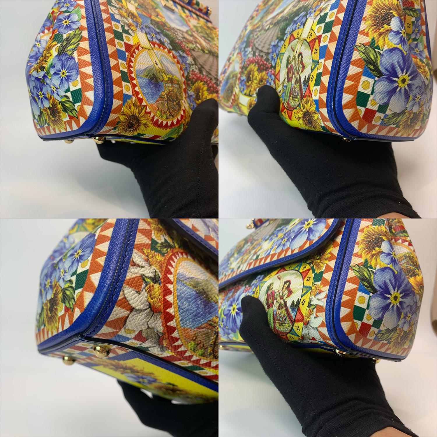 Dolce & Gabbana Grand sac Miss Sicily Multi Colour en vente 2