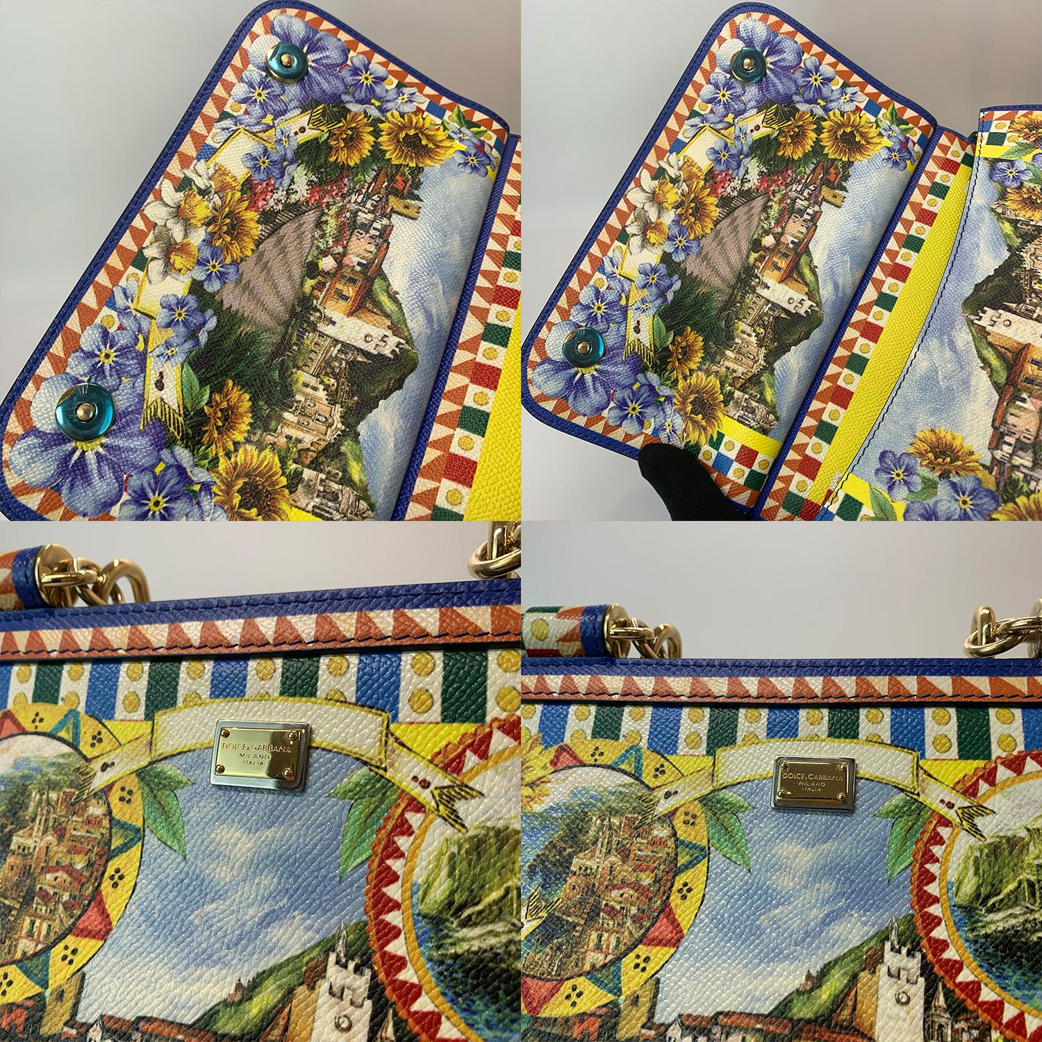 Dolce & Gabbana Grand sac Miss Sicily Multi Colour en vente 4