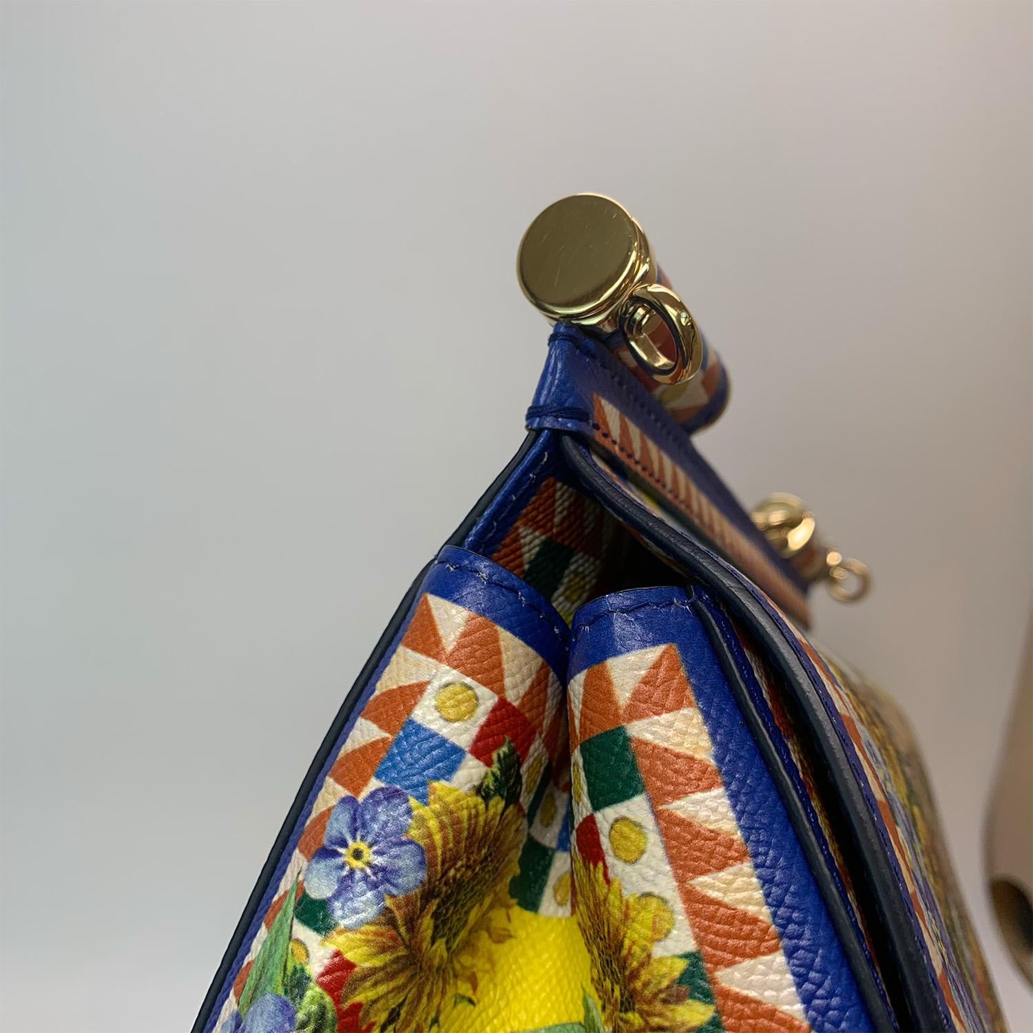 Dolce & Gabbana Grand sac Miss Sicily Multi Colour en vente 11