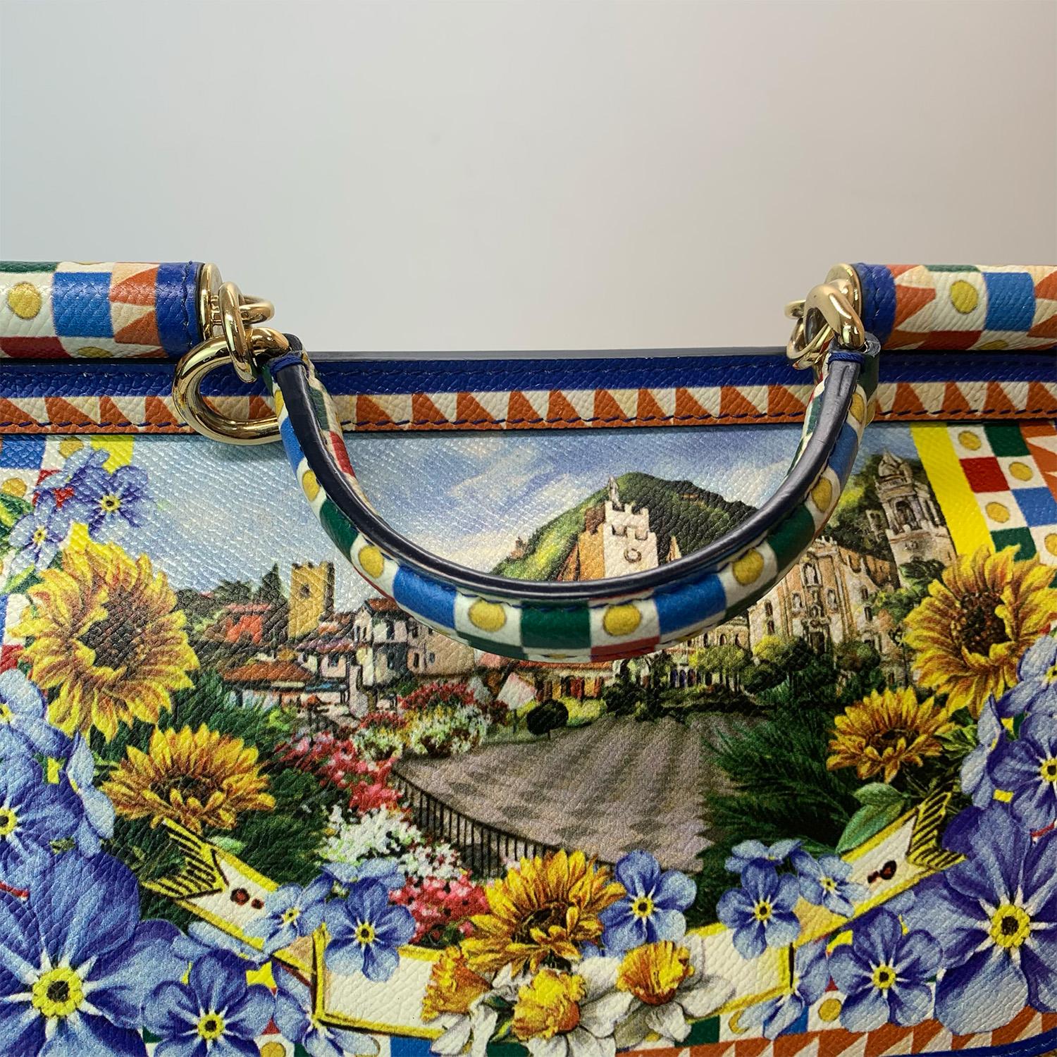 Dolce & Gabbana Grand sac Miss Sicily Multi Colour en vente 14