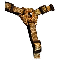 Catena Thong: Handgeformte Kette Dessous in 24 Karat Gold von Angelis Blade
