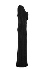 GIANNI VERSACE COUTURE 1997 Lurex Cutout Gown Maxi Evening Dress Bandeau Top 42