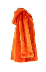 Gucci by Tom Ford FW 1995 Orange Leather Fur Coat Jacket