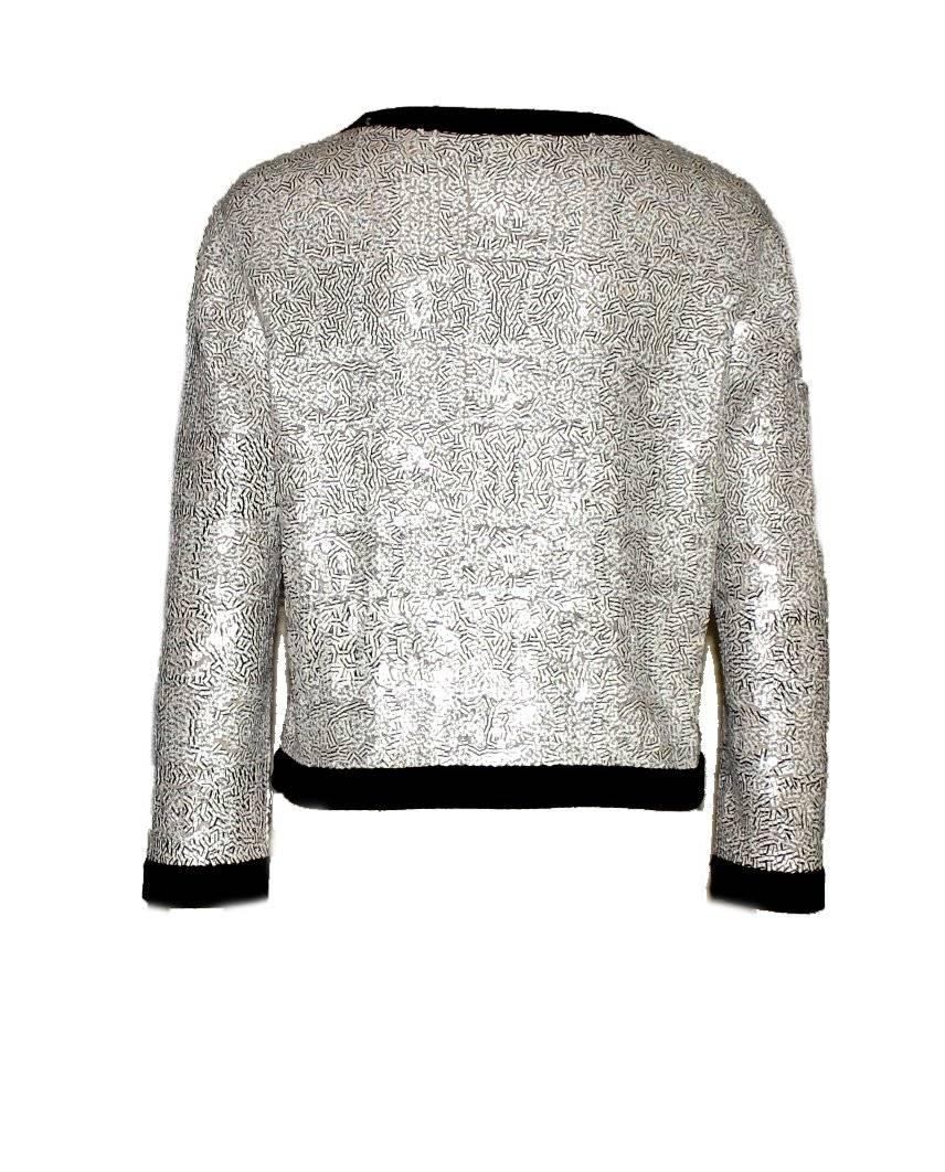 BEAUTIFUL CHANEL PRINTED SEQUIN CC LOGO CASHMERE CARDIGAN

DESIGNED BY KARL LAGERFELD

A TRUE CHANEL PIECE THAT SHOULD BE IN EVERY WOMAN'S WARDROBE

WORN BY CELEBRITIES LIKE MISHA, EMMA, ZOE AND MANY MORE
SOLD OUT
