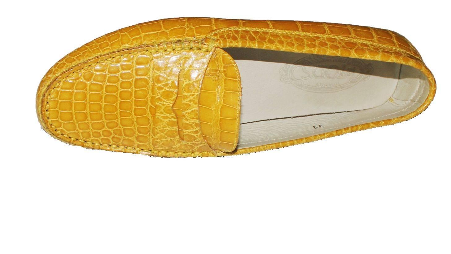 alligator skin slippers
